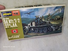 Hasegawa Sd.Kfz.7/2 37mm Half Track Kit in Open Box 1/72 MB018