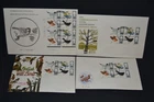 GB first day covers 1966 Birds x 4, all on different cover types etc.