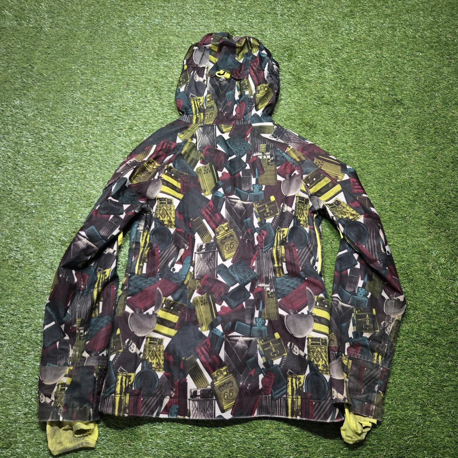 burton dryride geometric ski snowboard winter jacket