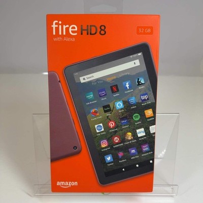 New WiFi Only Amazon Fire HD 8 10th Gen 32GB Black K72LL4