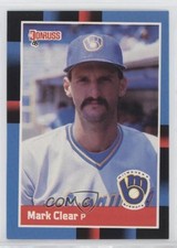 1988 Donruss Mark Clear (Solid Blue Upper Right Corner) #372 te2