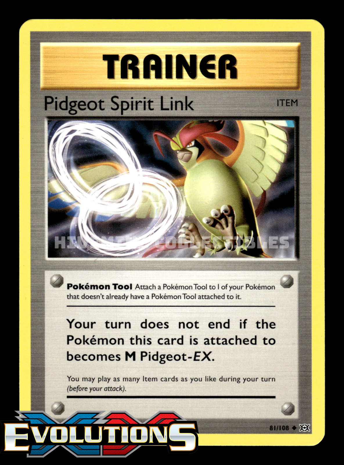Pidgeot Spirit Link 81/108 XY Evolutions Non Holo Pokemon Card