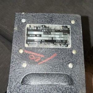 Vtg WWII TYPE B ELECTRONIC TURBO SUPERCHARGER CONTROL AMPLIFIER Honeywell Co