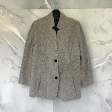 ambria Damen Blazer Jacke L grau meliert 3/4-...