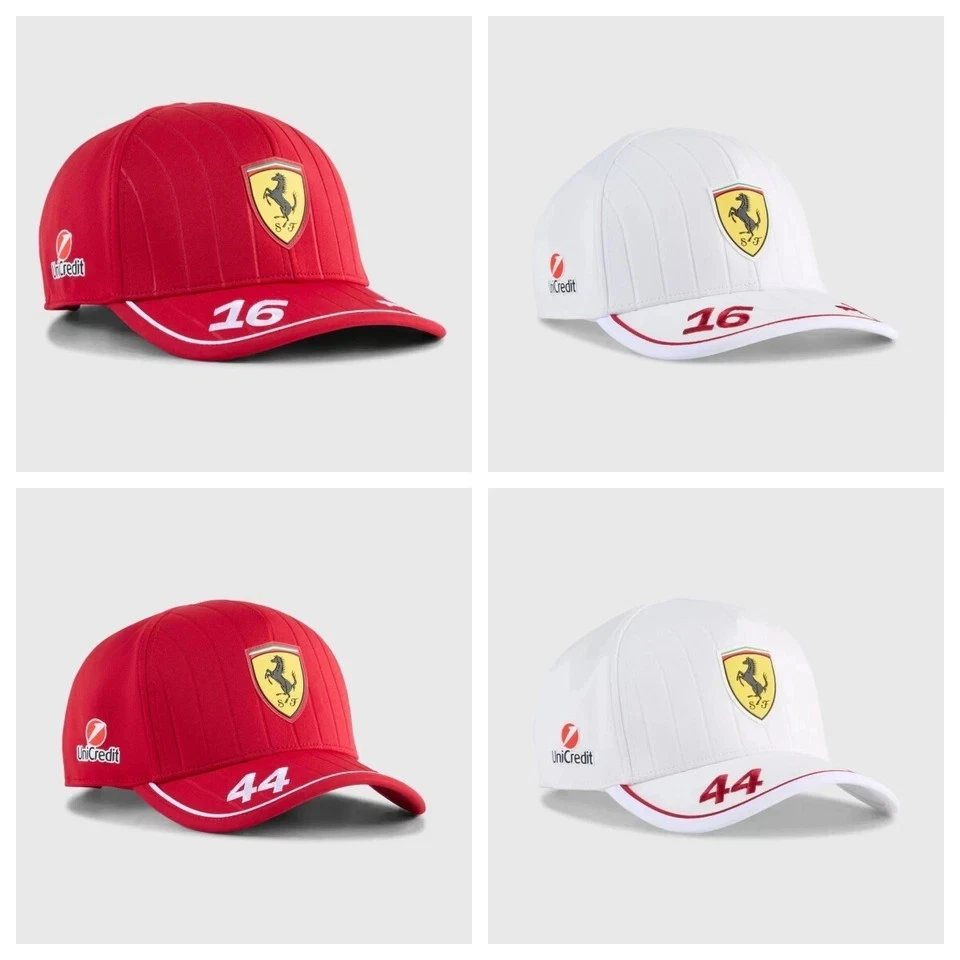Scuderia Ferrari F1 2025 Lewis Hamilton Baseball Cap Adult - Dark Cherry New Hot