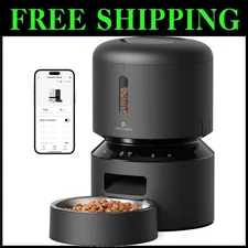 Voice Recording Automatic Cat and Dog Feeder - 10 Meals Per Day, Smart Control