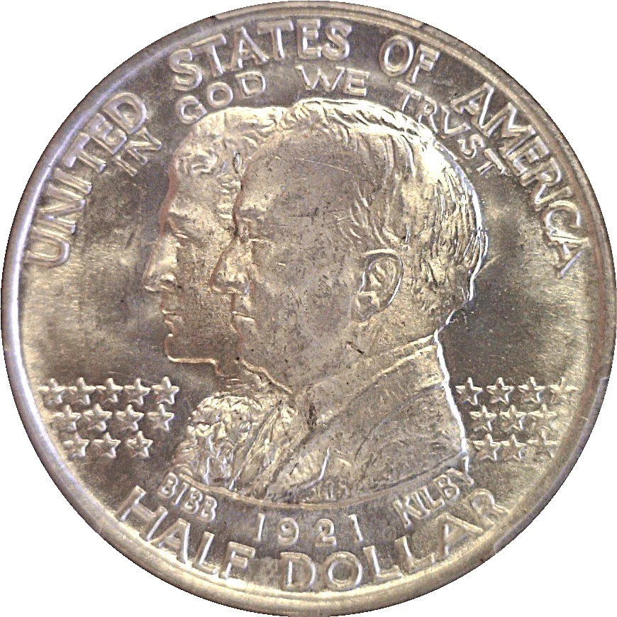 1921 50C Alabama Commemorative Half Dollar PCGS MS-66 - Image 2 of 3