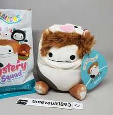 Squishmallows Benny Bigfoot Cow 5" Plush NEW 2025 Mystery Squad Crossover #2