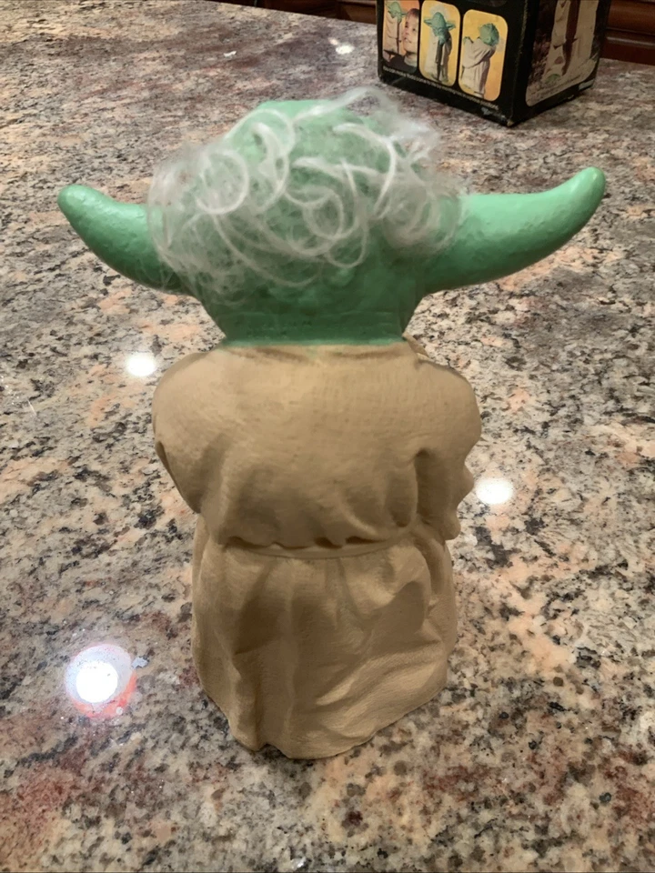DE COLECCIÓN 1981 KENNER STAR WARS YODA 8" GOMA LÁTEX TÍTERE MANO PELÍCULAS LUCAS Foto 2 de 4