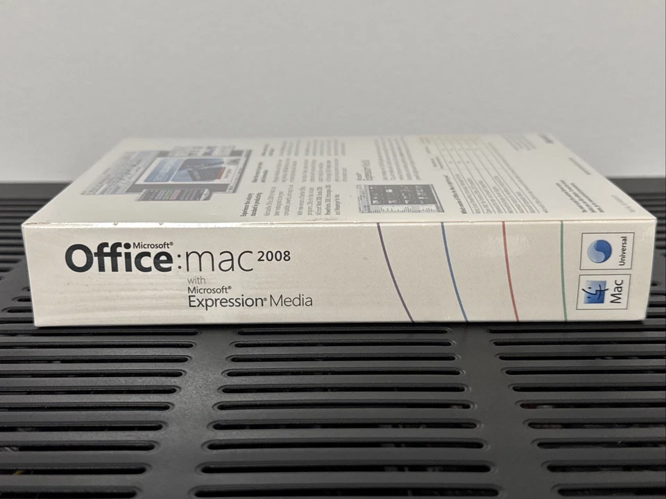 MICROSOFT OFFICE MAC 2008 with Expression Media - Special Media Ed. - NEW SEALED - Image 3 of 3