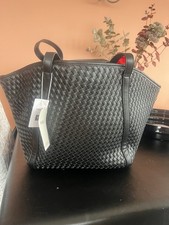 Borsa tote Marks & Spencer con fodera interna nuova con etichette nera