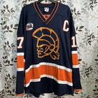 Northeastern Generals NA3HL Game Worn Flight Strap Hockey Jersey Troy