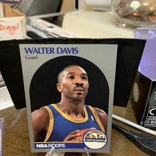 Walter Davis - 1990-91 NBA Hoops #93 - Denver Nuggets Basketball Card