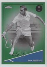 2021 Topps Chrome Green Refractor 7/75 Roy Emerson #94 HOF 10no