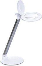 Halo Go 2 Portable Rechargeable Magnifying Lamp   5 Diopter 2.25X Magnificatio