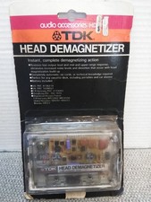 VTG. TDK HD-01 Electronic Cassette Head Demagnetizer - New Old Stock JAPAN