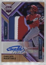 2018 Panini Elite Extra Edition Purple 19/25 Orelvis Martinez #FTSA-OM Auto s3g