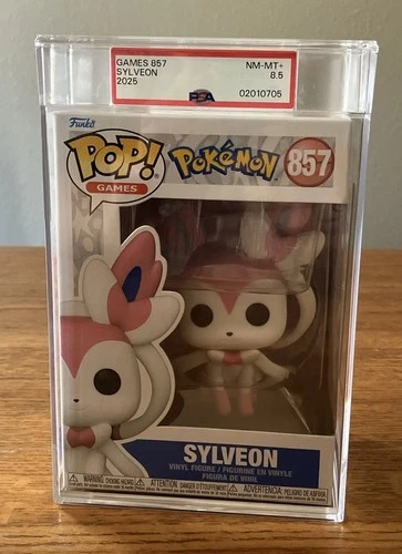 Graded Sylveon Pokemon Games 857 Funko Pop! PSA 8.5 NM-MINT+ Grading Free Ship