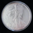 2008 Uncirculated Silver American Eagle w/COA ~ .999 Pure Silver