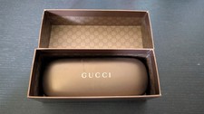 Gucci Bronze Hard Clam Shell Authentic w/box