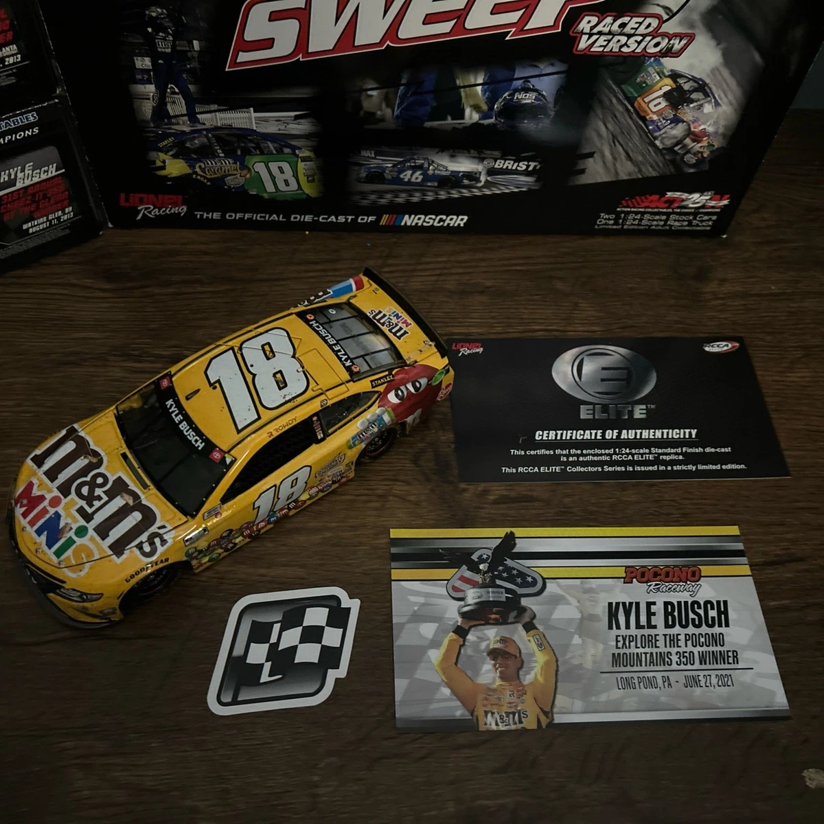 Kyle Busch Multi-Color Diecast Sport & Touring NASCAR Racecars for