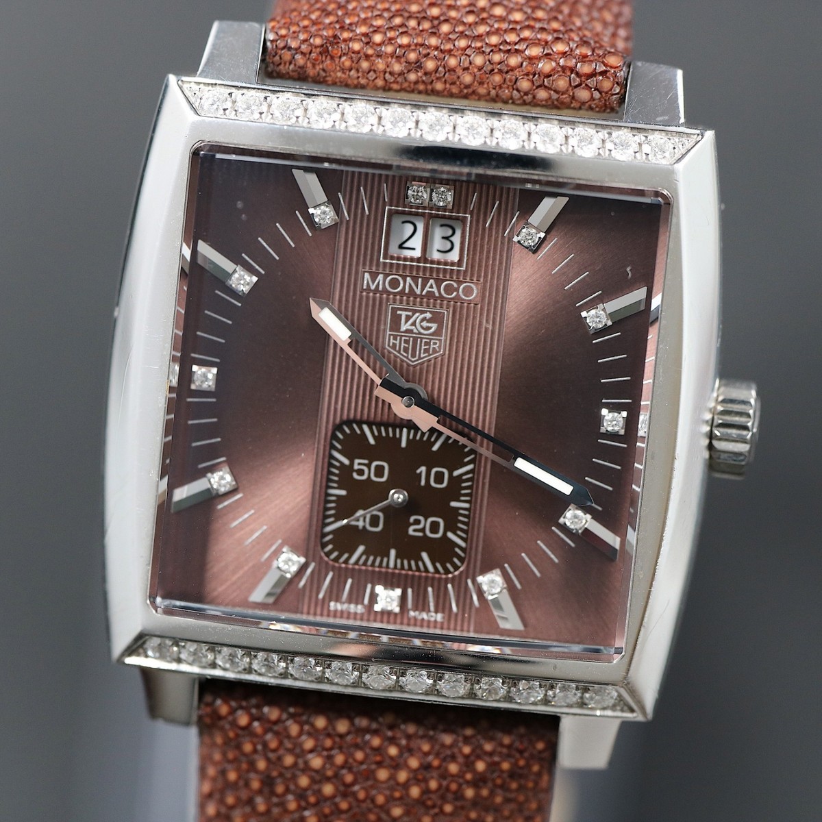 Tag Heuer Monaco WAW1316 – Quartz – Box and Card | eBay
