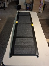 CO-Z 63" Folding Aluminum Dog Ramp Portable Non-Slip for Large Dogs Car SUV