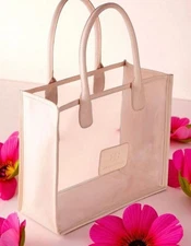Beautifect Tote Bag Only - Nude (Transparent panels) Retail: $44.00