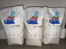 3 packs Pretty Litter Health Monitoring Cat Litter 6 lbs Each Bag