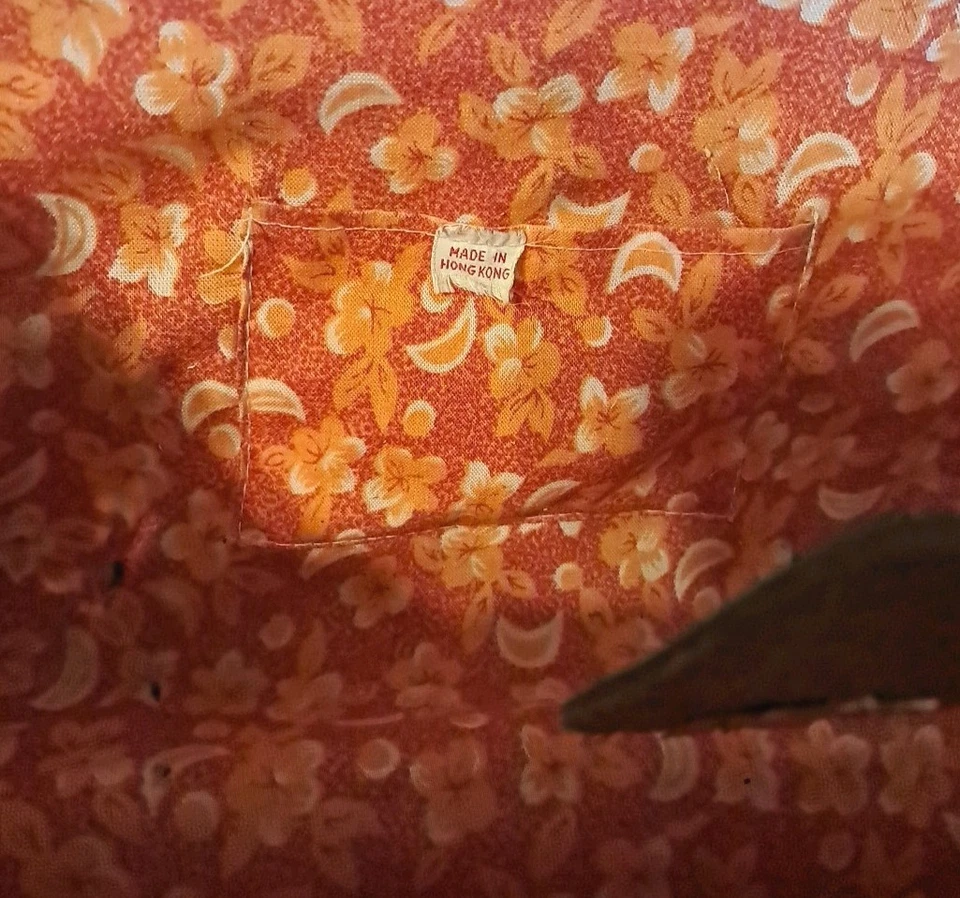 Bolso de mano vintage con canasta de mimbre hecho en Hong Kong británico tejido Foto 3 de 4