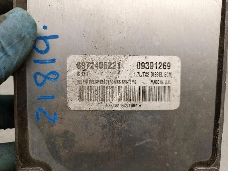 09391269 centralina motore per OPEL ASTRA G SEDAN (T98) 1.7 DTI 16V 1998 5343725 - Immagine 3 di 3