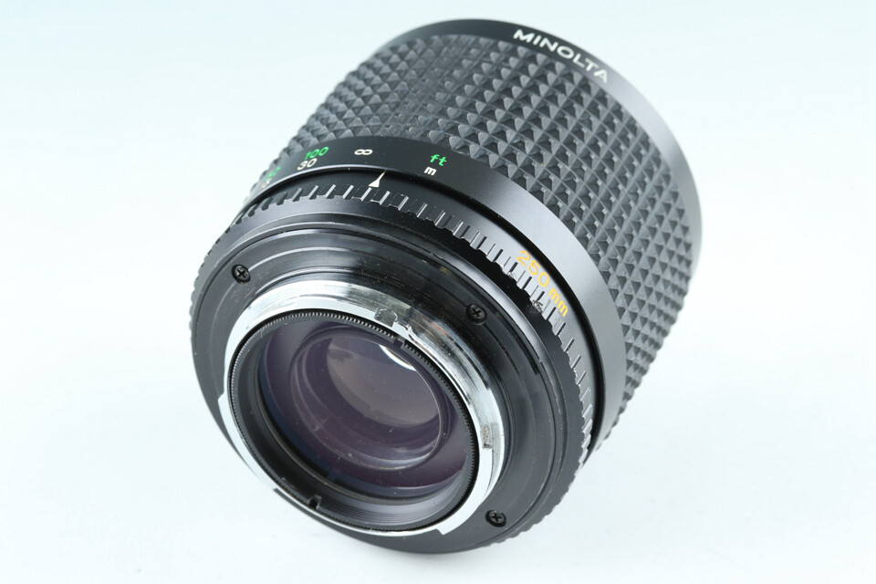 Minolta RF Rokkor 250mm F/5.6 Lens for MD Mount #39645 G23 Minolta RF Rokkor 250mm F/5.6 Lens for MD Mount #39645 G23