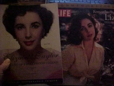 ELIZABETH TAYLOR two COMMEMORATIVE TRIBUTEs, PHOTO BIOGs