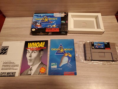 初代  quest seaQuest DSV (Super Nintendo Entertainment System, 1994) for