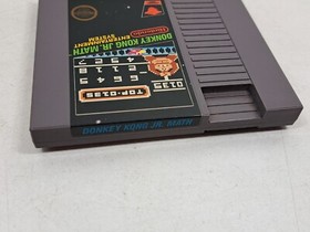Donkey Kong Jr Math Nintendo NES genuine authentic 5 screw game cartridge only