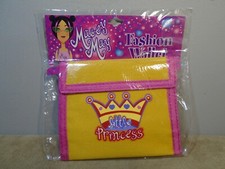 MACEY MAY LITTLE PRINCESS PINK  YELLOW FASHION WALLET NIP DM PRODUCTIONS