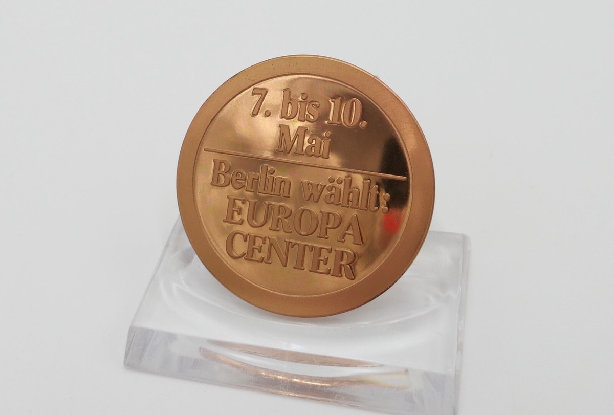 Berlin wählt EUROPA CENTER Medaille mit Etui Kreissparkasse - Main Image