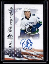 2017-18 SP Authentic Global Chirography Autograph Rookie Brock Boeser RC Auto