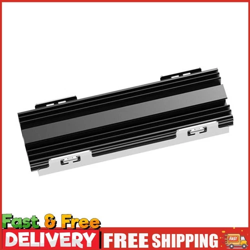 M.2 SSD Cooler Aluminum Alloy NVME Heatsink for NVME M.2 2280 SSD (Black) ~