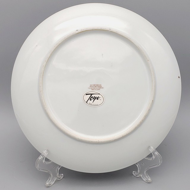 TOYO Floral Plate Decorative Porcelain Handpainted eBay
