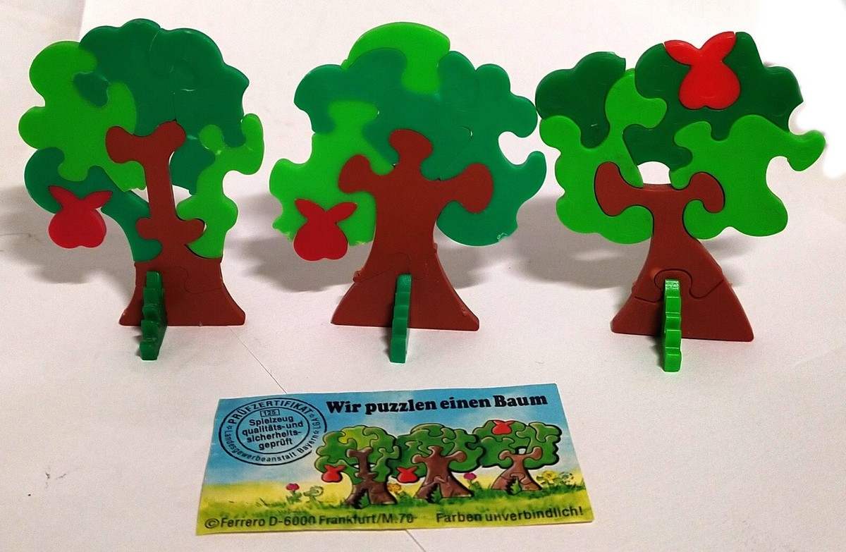 KINDER SURPRISE 3D PUZZLE Apple trees 1988 | eBay