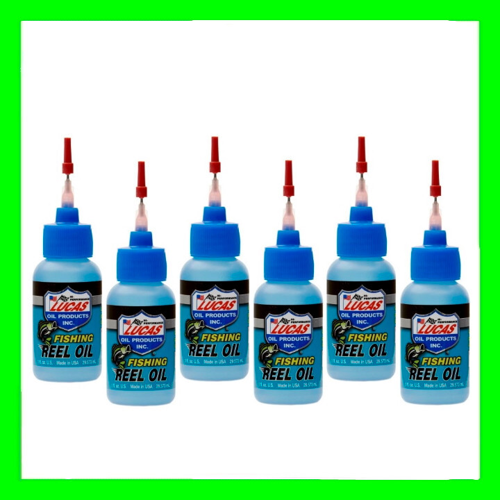 6 - Lucas Fishing Reel Oil 1oz Needle Oiler Marine Boat RV K