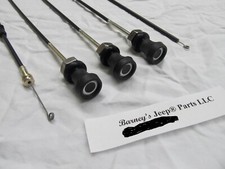 FITS 1978 - 1986 JEEP CJ HEATER CONTROL 5 PIECE CABLE SET USA MADE! VERY NICE!