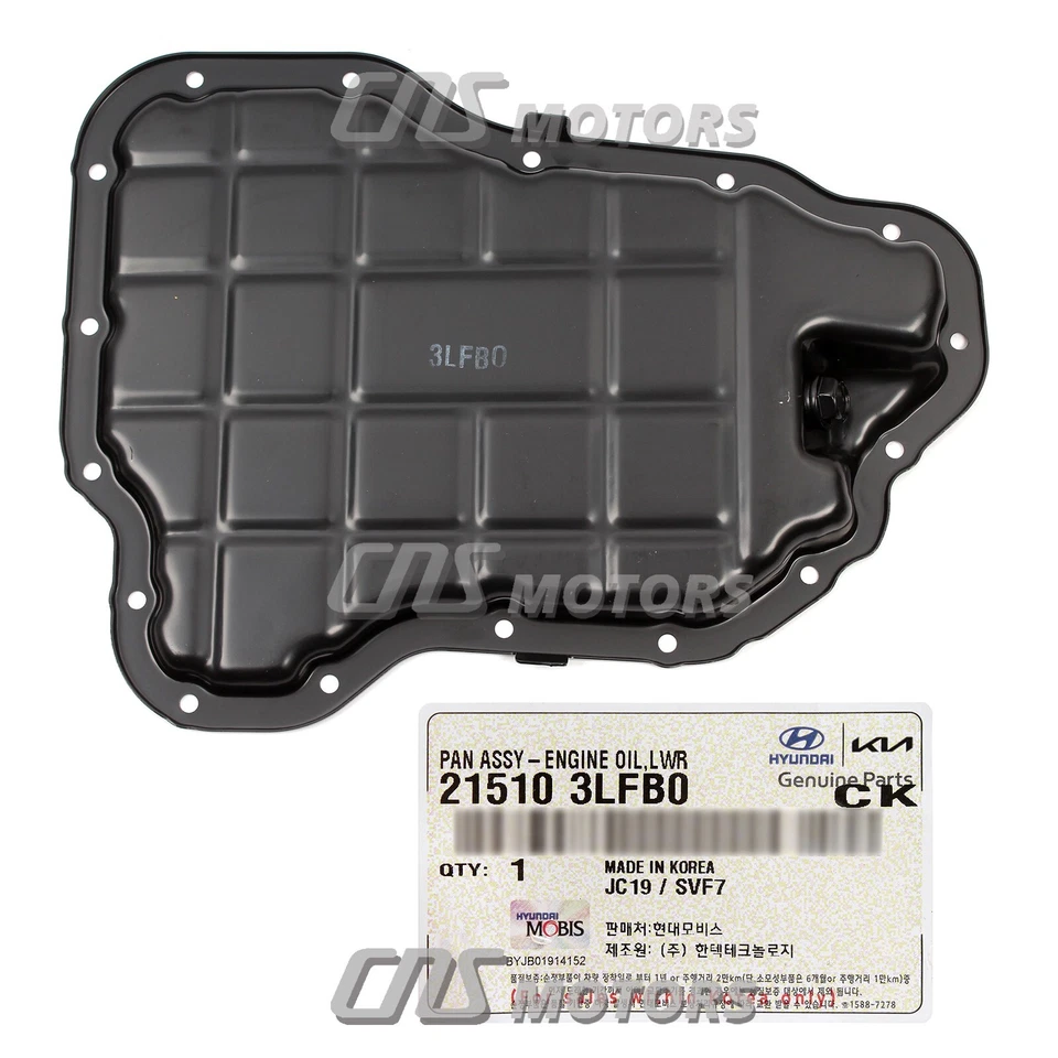 ⭐GENUINE⭐ Lower Oil Pan for 19-24 Palisade Cadenza Sorento Telluride 215103LFB0 Foto 2 de 4