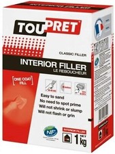 1kg Toupret Interior Filler Le Reboucheur Easy to Sand and Very Smooth