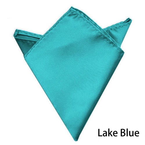 New Men's Satin Silk Pocket Square Hankie Hankerchief Wedding Party Formal Suit - Picture 12 of 42
