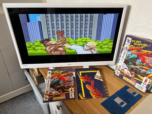 Amiga Street Fighter 2 Game + Poster - Boxed & Working -👽👾Retro Gift Idea👾👽 - Afbeelding 14 van 24