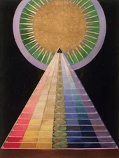Hilma af Klint : "Altarpiece, Group X, Number 1" (1915) — Giclee Fine Art Print