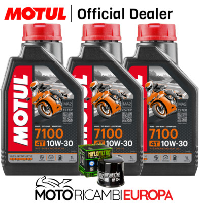 TAGLIANDO HONDA CB 500 X / CB 500 F 2013-2020  OLIO MOTUL 7100 10W30 + FILTRO 