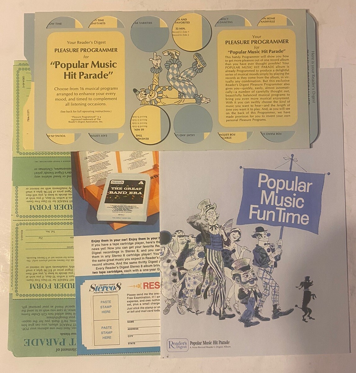 Popular Music Hit Parade - 110 All Time Favorites - Box Set Of 9